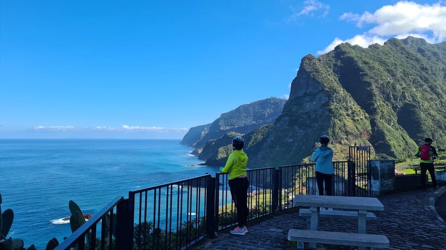 Madeira: Guided E-bike Tour of the North Coast - The return through Ponta Delgada views