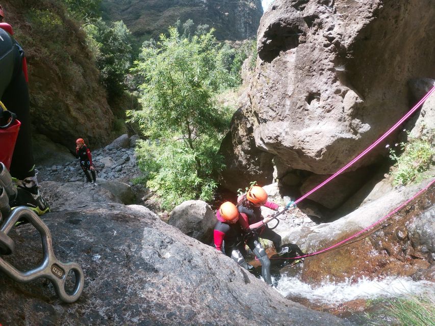 Madeira: Intermediate (Level 2) Canyoning Experience - Eight waterfalls and two serious rappels