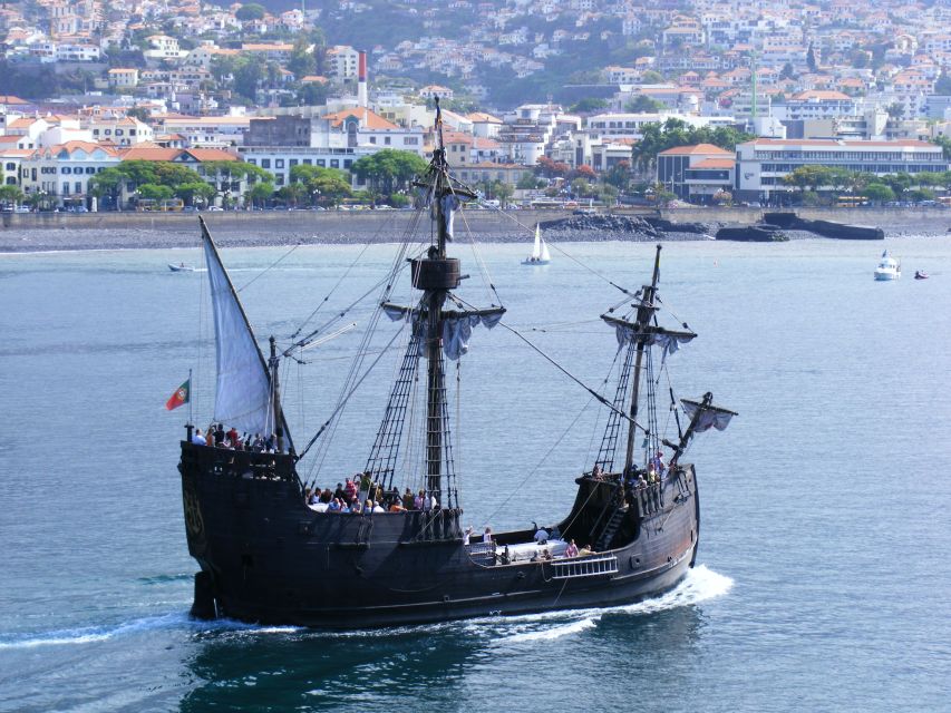 Madeira Pirate Ship: 3-Hour Boat Trip - Madeira honey cake and a small glass of wine