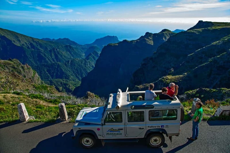 Madeira: Santana Jeep Safari and Balções Levada Walk - Starting from Funchal or Caniço