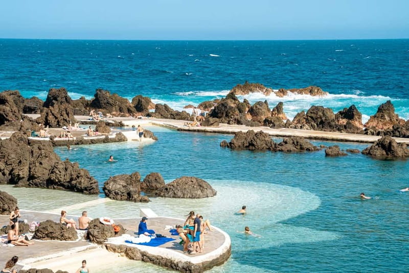 Madeira: Skywalk, Porto Moniz, Seixal, and Fanal 4WD Tour - Porto Moniz is the day’s best chance to swim
