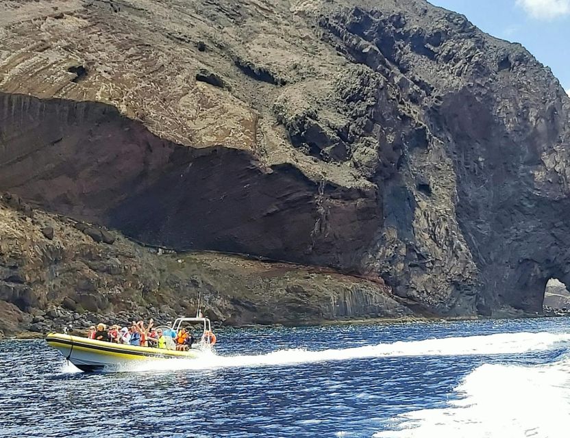 Madeira: Whale and Dolphin Watching Tour - Ponta de São Lourenço from the water