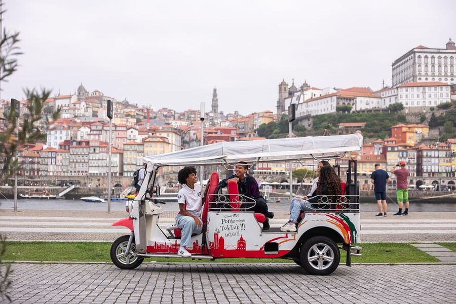 Oporto Tuk-Tuk Tour: Fast, Fun & Flexible – 1H to Full Day! - Bolhão Market, food advice, and the taste of Porto