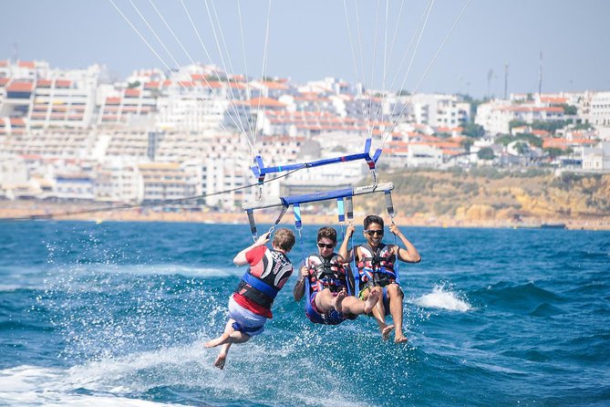 Parasailing from Albufeira Marina by Boat - The parts that need a little caution