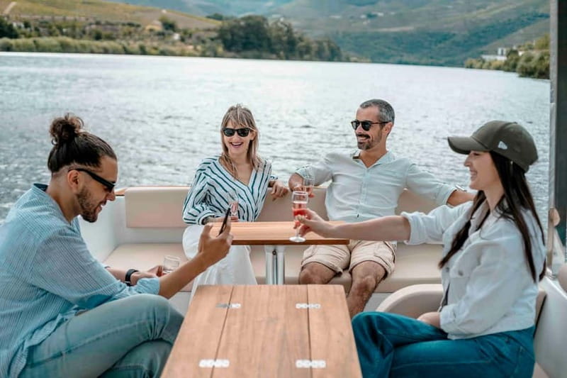 Pinhão: Douro River Solar Boat Tour with Wine Tasting - The Douro Valley and the Romaneira turn