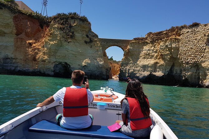 Ponta da Piedade Grotto Tour in Lagos, Algarve - Entering the caves at Ponta da Piedade