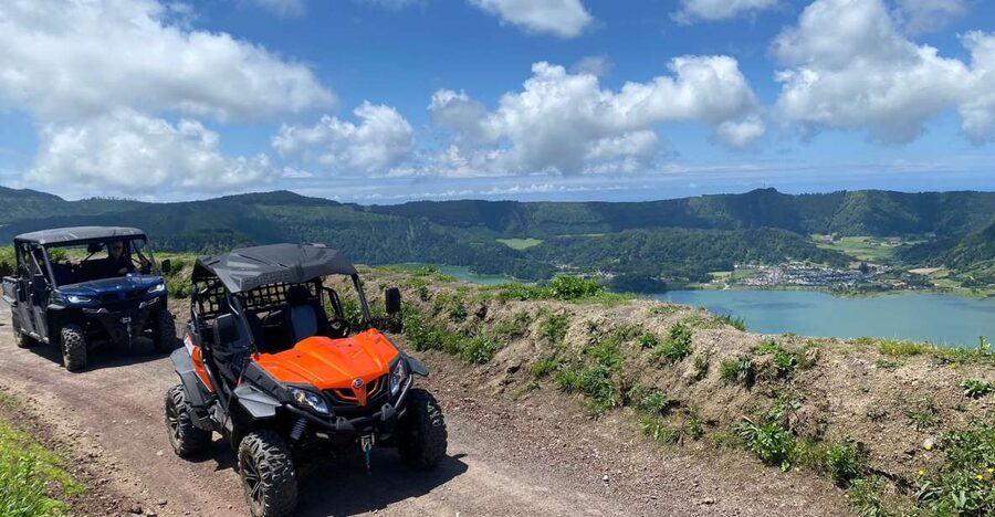 Ponta Delgada: São Miguel Buggy Tour Around Sete Cidades - Reaching Sete Cidades and taking a proper break
