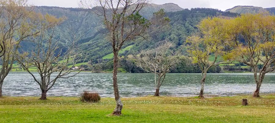 Ponta Delgada: Sete Cidades Volcano Lakes Shore Excursion - Santiago Lake adds a quieter crater stop