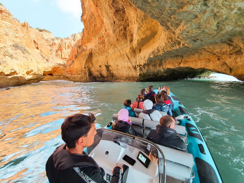 Portimão: Benagil Cave and Praia de Marinha Boat Tour - Leaving Portimão from the São Francisco riverfront