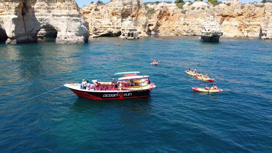 Portimão: Benagil Caves Speedboat and Kayak Guided Tour - The ride back to Portimão