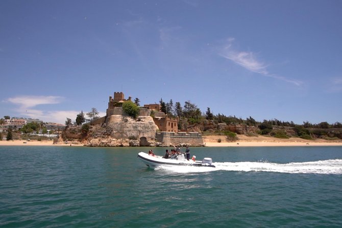 Portimão: Benagil Caves Speedboat Tour - Leaving Portimão for the Algarve coast