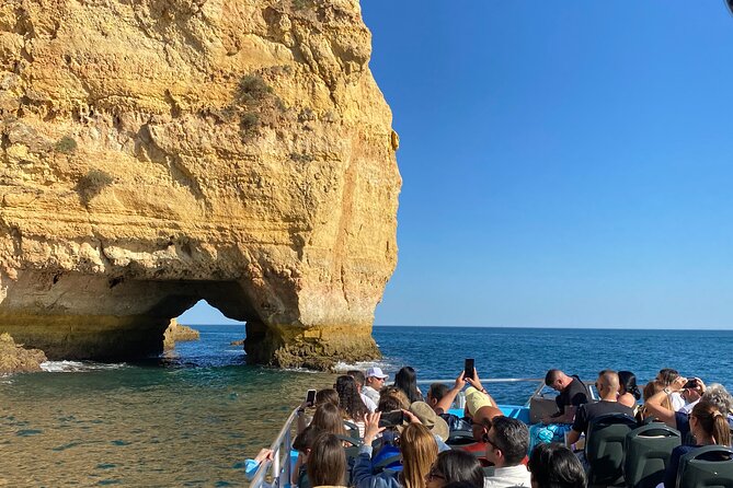 Portimão:Embark on Nature•Benagil and Dolphins•Biologist on board - What you get for $48.37