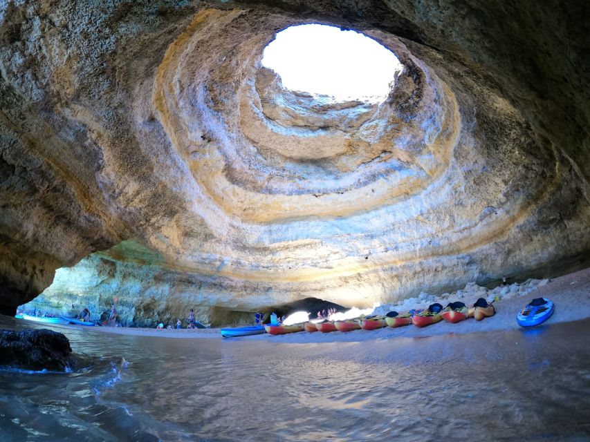 Portimão: Kayak Tour of Benagil Caves - Six smaller caves before Benagil