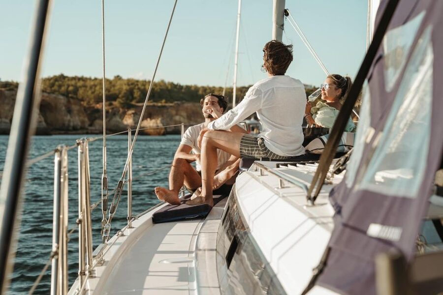 Portimao: Luxury Sail-Yacht Cruise with Sunset Option - Food, drinks, and the small rules
