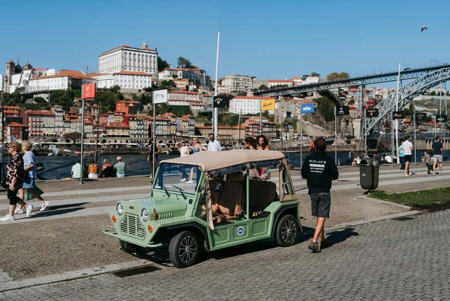 Porto and Foz: Private Douro City Tour in an Electric Ford T - The Luís I Bridge and Douro views