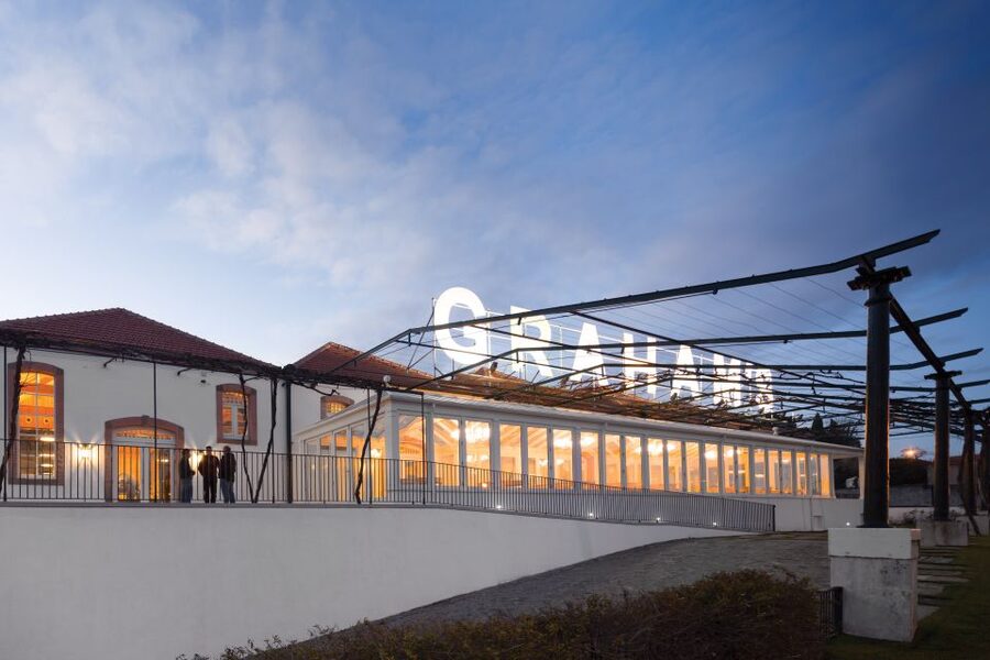 Porto: Graham's Port Lodge Tour with Premium Wine Tastings - The Terrace View Over Porto and the Douro