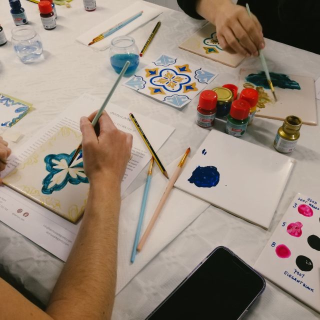 Porto: Tile-Painting Workshop with Porto Wine - Bainharia - Two hours of painting, conversation, and port
