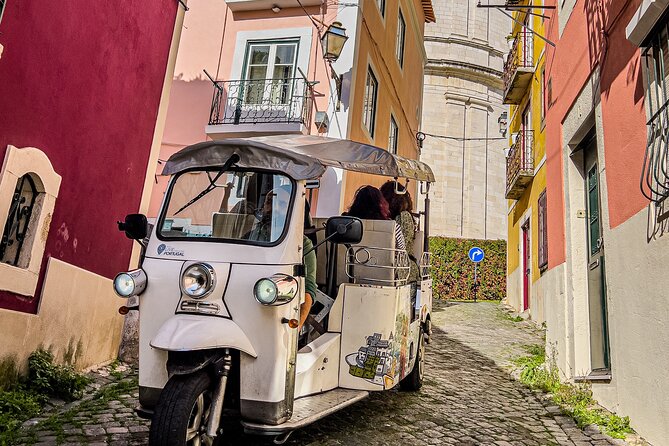 Private Half-Day Eco Tuk Tuk Tour in Lisbon - A glimpse of Bairro Alto after dark
