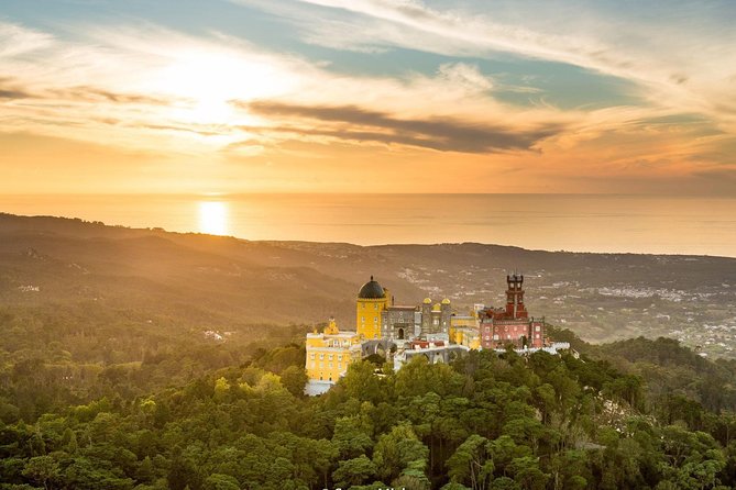 Private Tour Sintra from Lisbon Palaces of Pena and Regaleira - Pena Palace: Portugal’s colorful hilltop showpiece
