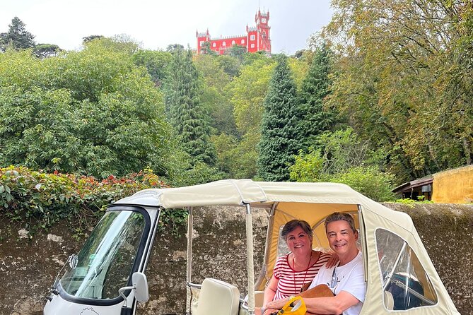Private Tuk Tuk Tour around Sintra - Pena Palace from the best viewpoint