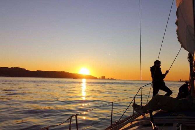 Sailboat Tour in Lisbon with drinks included | Morning and Sunset - The Discoveries Monument and Jerónimos Monastery