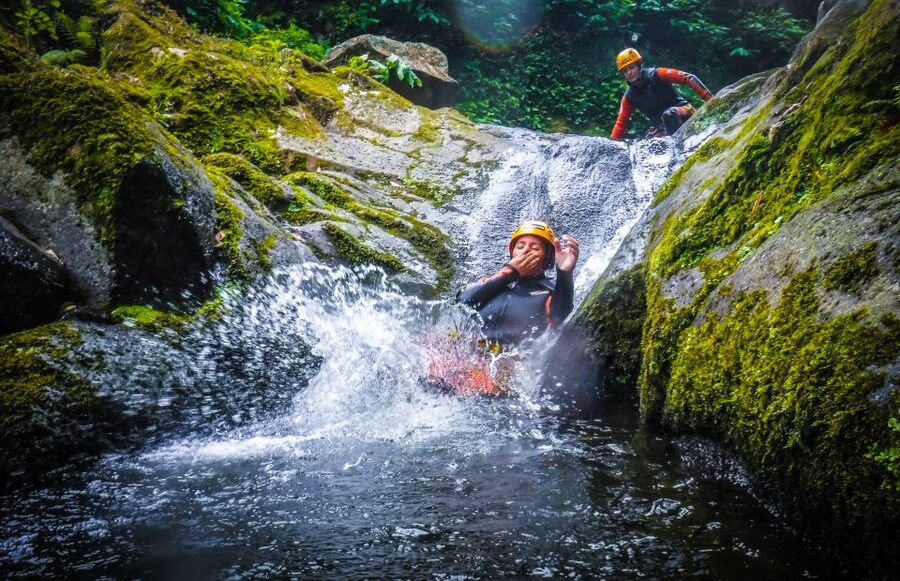 Sao Miguel: Caldeiroes Canyoning Experience - How hard is the experience?