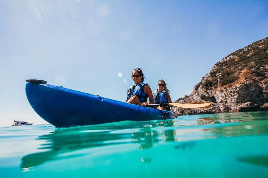 Sesimbra: Arrabida Natural Park & Caves Guided Kayaking Tour - Starting beside Sesimbra’s harbor