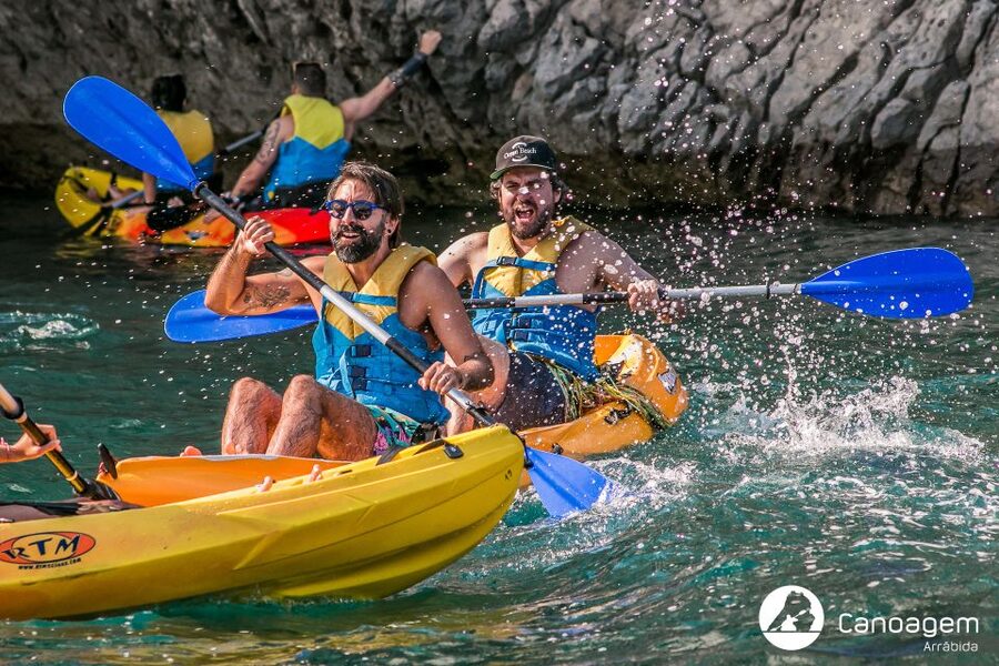 Sesimbra: Arrábida Natural Park Guided Kayaking Tour - What the three-hour route feels like