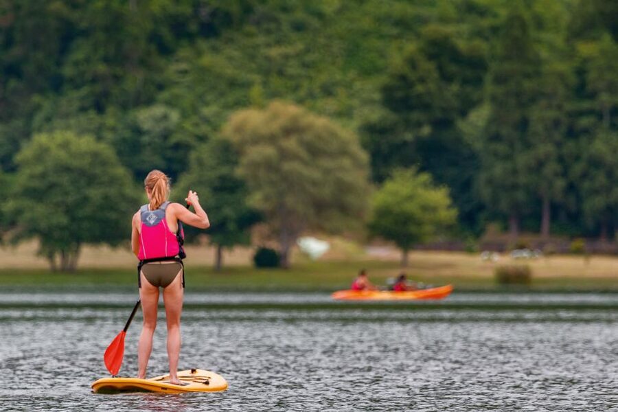 Sete Cidades: Kayaking and Biking Adventure - The kayak portion: quiet water and wide views