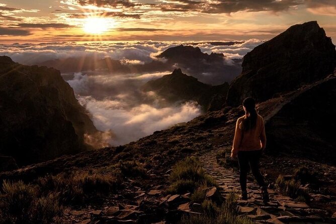 Sunrise Transfer To Pico Do Arieiro, Hike To Pico Ruivo & Return From Teixeira - Reaching Pico Ruivo at 1,862 meters