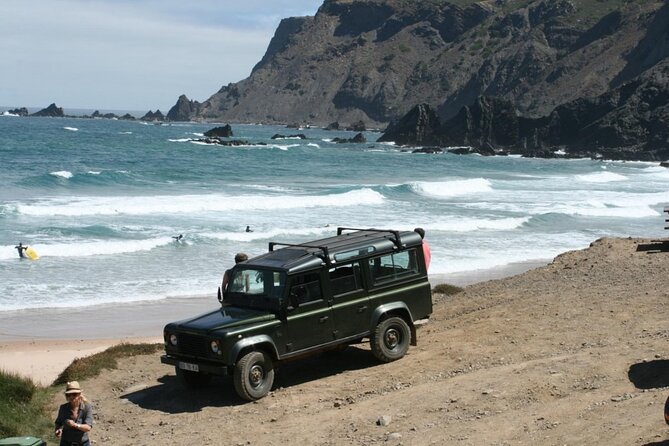Sunset off-road Algarve Natural Park West Coast secret spot tour - A cliff-top sunset above the Atlantic