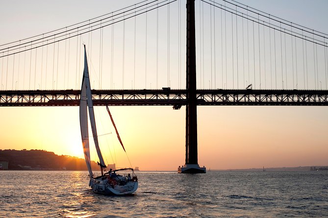 Sunset Sailing Tour On The Tagus River - The Monument to the Discoveries and the Cristo Rei view
