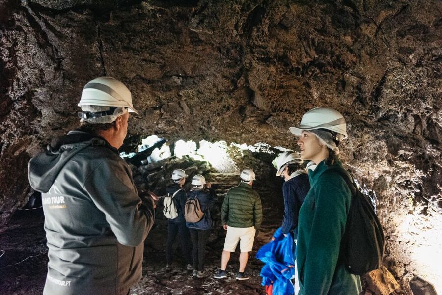 Terceira: Algar do Carvão Lava Caves Tour - The Guilherme Moniz caldera and Algar do Carvão