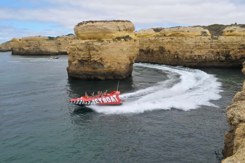 Thrilling 30-Minute Jet Boat Ride in the Algarve - Caves, rock formations, and a short look at the coast