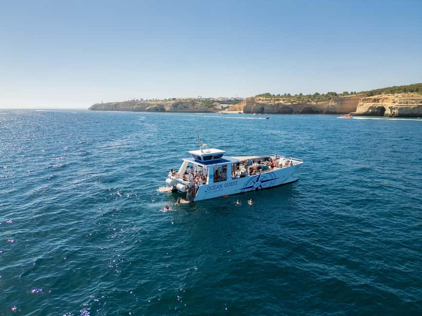 Vilamoura: Benagil Cave Quest Boat Tour - The westbound coast gets better by the minute