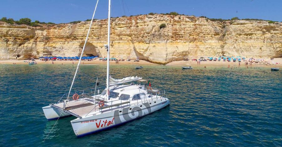 Vilamoura: Guided Sightseeing Cruise with Beach BBQ & Drinks - Setting out from Vilamoura Marina